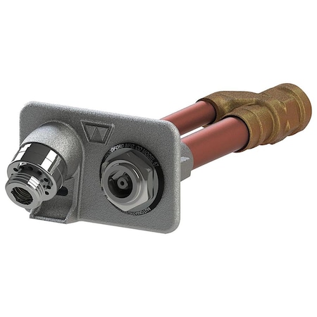 Woodford Mfg 3/4 in. Female SWT x 16 in. Freezeless Brass Anti-Siphon Brass Wall Hyd 65C-16-BR